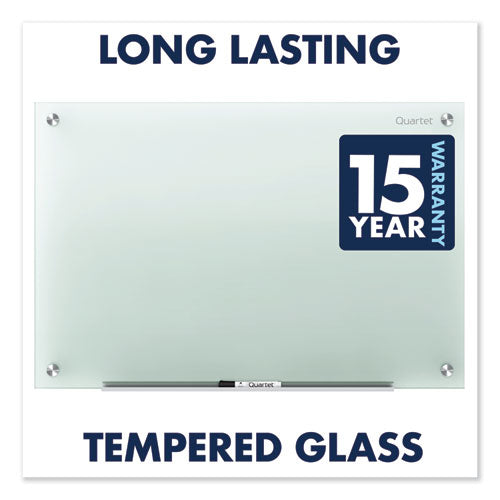 Quartet® wholesale. Infinity Glass Marker Board, Frosted, 96 X 48. HSD Wholesale: Janitorial Supplies, Breakroom Supplies, Office Supplies.