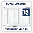 Quartet® wholesale. Infinity Magnetic Glass Calendar Board, 24 X 18. HSD Wholesale: Janitorial Supplies, Breakroom Supplies, Office Supplies.