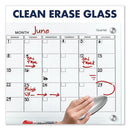 Quartet® wholesale. Infinity Magnetic Glass Calendar Board, 36 X 24. HSD Wholesale: Janitorial Supplies, Breakroom Supplies, Office Supplies.