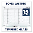 Quartet® wholesale. Infinity Magnetic Glass Calendar Board, 36 X 24. HSD Wholesale: Janitorial Supplies, Breakroom Supplies, Office Supplies.