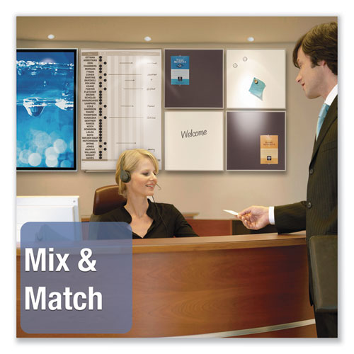 Quartet® wholesale. Matrix Magnetic Boards, Painted Steel, 23 X 23, White, Aluminum Frame. HSD Wholesale: Janitorial Supplies, Breakroom Supplies, Office Supplies.