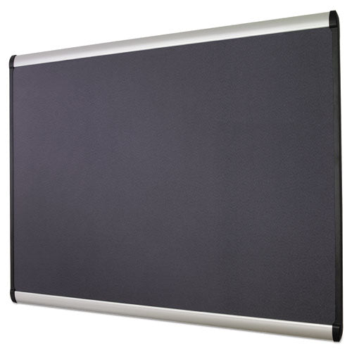 Quartet® wholesale. Prestige Plus Magnetic Fabric Bulletin Board, 36 X 24, Aluminum Frame. HSD Wholesale: Janitorial Supplies, Breakroom Supplies, Office Supplies.