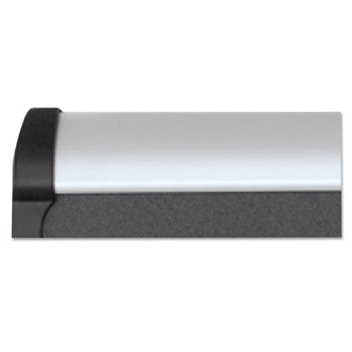 Quartet® wholesale. Prestige Plus Magnetic Fabric Bulletin Board, 48 X 36, Aluminum Frame. HSD Wholesale: Janitorial Supplies, Breakroom Supplies, Office Supplies.