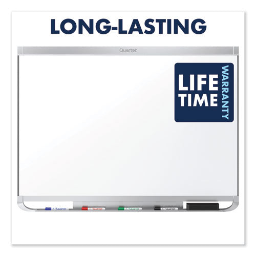 Quartet® wholesale. Prestige 2 Duramax Magnetic Porcelain Whiteboard, 48 X 36, Silver Frame. HSD Wholesale: Janitorial Supplies, Breakroom Supplies, Office Supplies.