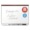 Quartet® wholesale. Prestige 2 Duramax Magnetic Porcelain Whiteboard, 48 X 36, Mahogany Frame. HSD Wholesale: Janitorial Supplies, Breakroom Supplies, Office Supplies.