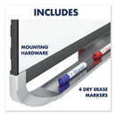 Quartet® wholesale. Prestige 2 Duramax Magnetic Porcelain Whiteboard, 72 X 48, Graphite Frame. HSD Wholesale: Janitorial Supplies, Breakroom Supplies, Office Supplies.