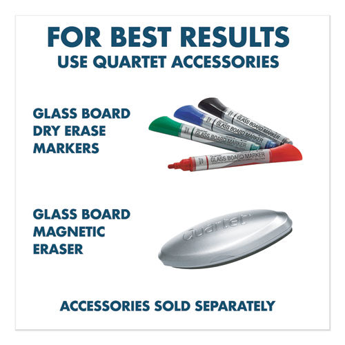 Quartet® wholesale. Infinity Magnetic Glass Dry Erase Cubicle Board, 18 X 30, White. HSD Wholesale: Janitorial Supplies, Breakroom Supplies, Office Supplies.