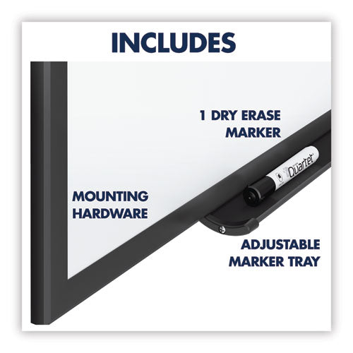 Quartet® wholesale. Classic Series Total Erase Dry Erase Board, 36 X 24, White Surface, Black Frame. HSD Wholesale: Janitorial Supplies, Breakroom Supplies, Office Supplies.