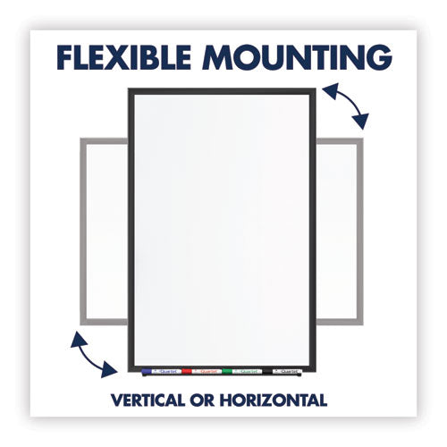 Quartet® wholesale. Classic Series Total Erase Dry Erase Board, 36 X 24, White Surface, Black Frame. HSD Wholesale: Janitorial Supplies, Breakroom Supplies, Office Supplies.