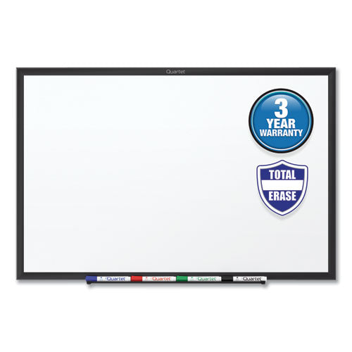 Quartet® wholesale. Classic Series Total Erase Dry Erase Board, 36 X 24, White Surface, Black Frame. HSD Wholesale: Janitorial Supplies, Breakroom Supplies, Office Supplies.