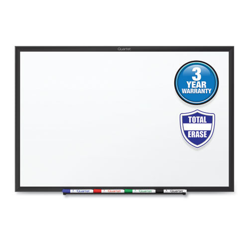 Quartet® wholesale. Classic Series Total Erase Dry Erase Board, 48 X 36, White Surface, Black Frame. HSD Wholesale: Janitorial Supplies, Breakroom Supplies, Office Supplies.