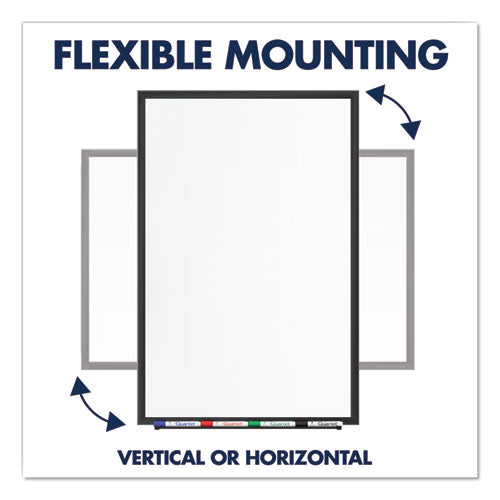 Quartet® wholesale. Classic Series Total Erase Dry Erase Board, 60 X 36, White Surface, Black Frame. HSD Wholesale: Janitorial Supplies, Breakroom Supplies, Office Supplies.