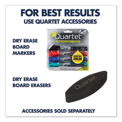 Quartet® wholesale. Classic Series Total Erase Dry Erase Board, 60 X 36, White Surface, Black Frame. HSD Wholesale: Janitorial Supplies, Breakroom Supplies, Office Supplies.