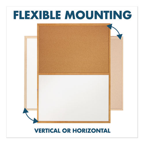 Quartet® wholesale. Bulletin-dry-erase Board, Melamine-cork, 36 X 24, White-brown, Oak Finish Frame. HSD Wholesale: Janitorial Supplies, Breakroom Supplies, Office Supplies.