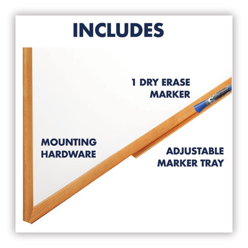 Quartet® wholesale. Classic Series Total Erase Dry Erase Board, 36 X 24, Oak Finish Frame. HSD Wholesale: Janitorial Supplies, Breakroom Supplies, Office Supplies.