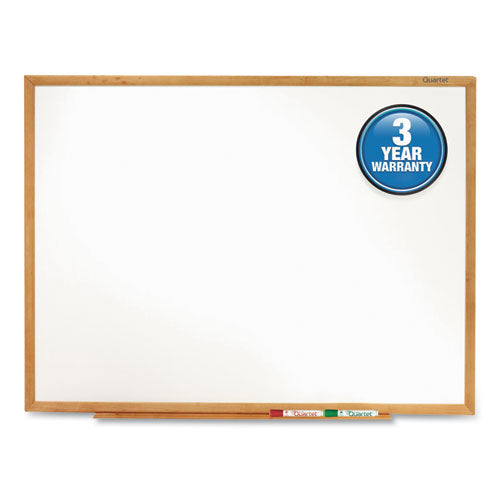 Quartet® wholesale. Classic Series Total Erase Dry Erase Board, 96 X 48, Oak Finish Frame. HSD Wholesale: Janitorial Supplies, Breakroom Supplies, Office Supplies.