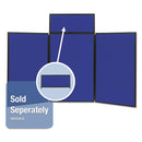 Quartet® wholesale. Show-it! Display System, 72 X 36, Blue-gray Surface, Black Frame. HSD Wholesale: Janitorial Supplies, Breakroom Supplies, Office Supplies.
