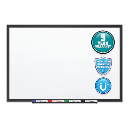 Quartet® wholesale. Classic Series Nano-clean Dry Erase Board, 24 X 18, Black Aluminum Frame. HSD Wholesale: Janitorial Supplies, Breakroom Supplies, Office Supplies.