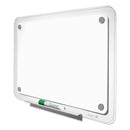 Quartet® wholesale. Iq Total Erase Board, 36 X 23, White, Clear Frame. HSD Wholesale: Janitorial Supplies, Breakroom Supplies, Office Supplies.