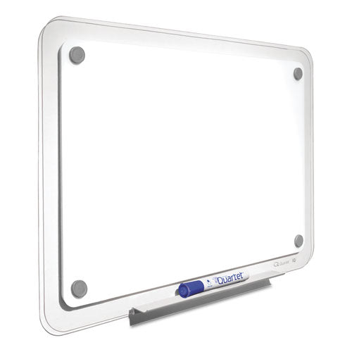 Quartet® wholesale. Iq Total Erase Board, 49 X 32, White, Clear Frame. HSD Wholesale: Janitorial Supplies, Breakroom Supplies, Office Supplies.