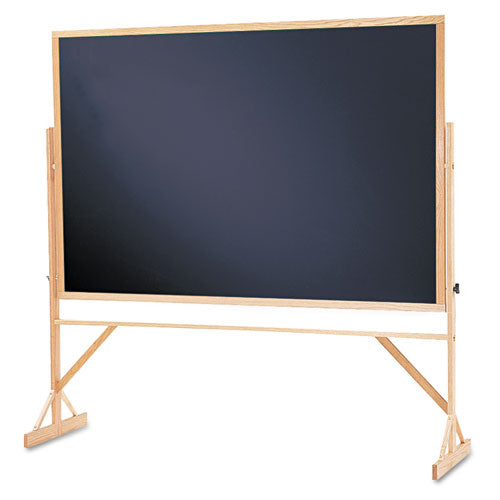 Quartet® wholesale. Reversible Chalkboard, 72 X 48, Black Surface, Oak Frame. HSD Wholesale: Janitorial Supplies, Breakroom Supplies, Office Supplies.