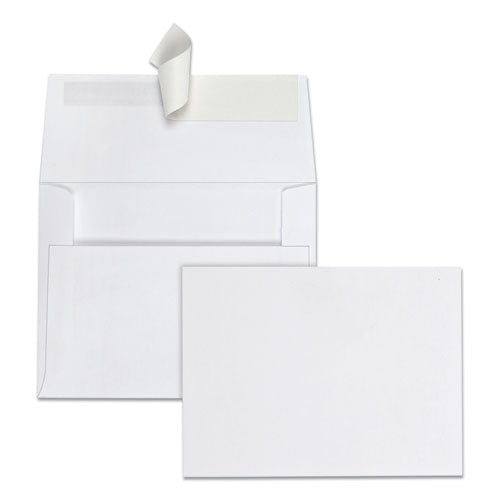 Quality Park™ wholesale. Greeting Card-invitation Envelope, A-2, Square Flap, Redi-strip Closure, 4.38 X 5.75, White, 100-box. HSD Wholesale: Janitorial Supplies, Breakroom Supplies, Office Supplies.