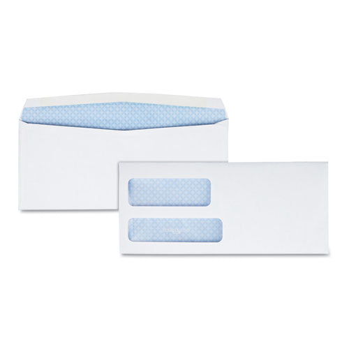 Quality Park™ wholesale. Double Window Security-tinted Check Envelope,