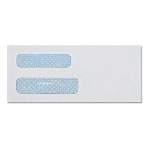 Quality Park™ wholesale. Double Window Security-tinted Check Envelope,