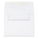 Quality Park™ wholesale. Greeting Card-invitation Envelope, A-2, Square Flap, Gummed Closure, 4.38 X 5.75, White, 100-box. HSD Wholesale: Janitorial Supplies, Breakroom Supplies, Office Supplies.