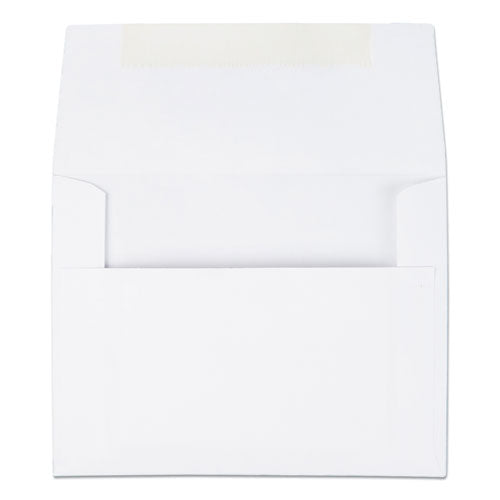 Quality Park™ wholesale. Greeting Card-invitation Envelope, A-2, Square Flap, Gummed Closure, 4.38 X 5.75, White, 100-box. HSD Wholesale: Janitorial Supplies, Breakroom Supplies, Office Supplies.