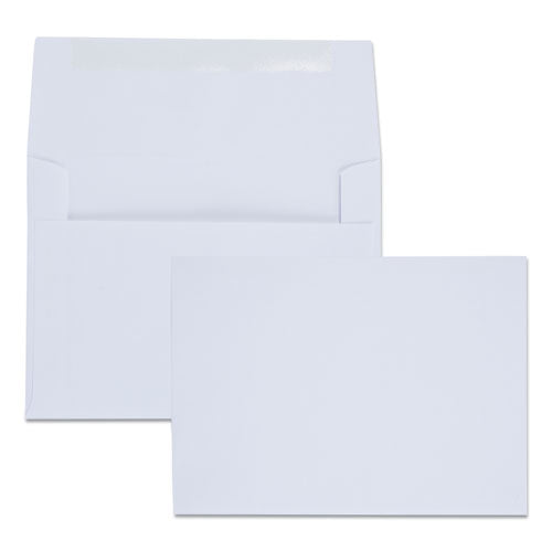 Quality Park™ wholesale. Greeting Card-invitation Envelope, A-6, Square Flap, Gummed Closure, 4.75 X 6.5, White, 100-box. HSD Wholesale: Janitorial Supplies, Breakroom Supplies, Office Supplies.