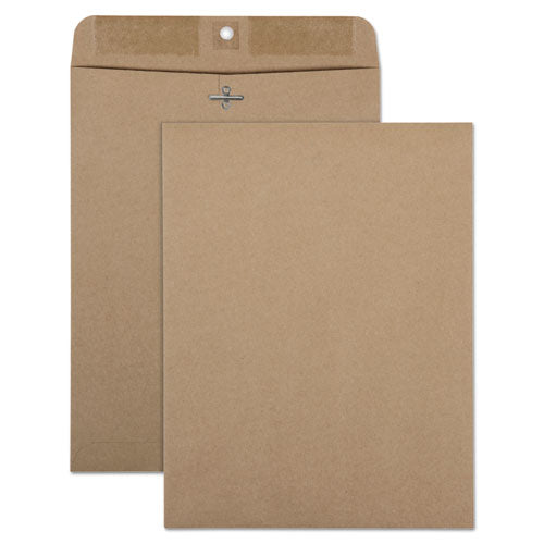 Quality Park™ wholesale. Brown Kraft Clasp Envelope,