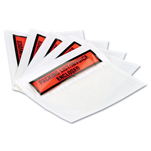 Quality Park™ wholesale. Self-adhesive Packing List Envelope, 4.5 X 5.5, Clear-orange, 1,000-carton. HSD Wholesale: Janitorial Supplies, Breakroom Supplies, Office Supplies.