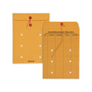 Quality Park™ wholesale. Brown Kraft String And Button Interoffice Envelope,