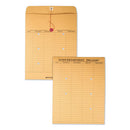 Quality Park™ wholesale. Brown Kraft String And Button Interoffice Envelope,