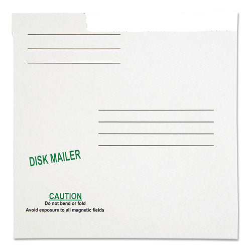 Quality Park™ wholesale. Redi-file Disk Pocket-mailer, Cd-dvd, Square Flap, Perforated Flap Closure, 6 X 5.88, White, 10-pack. HSD Wholesale: Janitorial Supplies, Breakroom Supplies, Office Supplies.