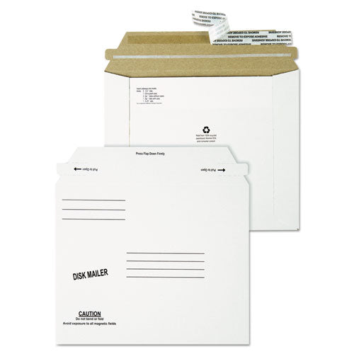 Quality Park™ wholesale. Economy Disk-cd Mailer, Square Flap, Self-adhesive Closure, 7.5 X 6.06, White, 100-carton. HSD Wholesale: Janitorial Supplies, Breakroom Supplies, Office Supplies.