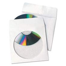 Load image into Gallery viewer, Quality Park™ wholesale. Tech-no-tear Poly-paper Cd-dvd Sleeves, 100-box. HSD Wholesale: Janitorial Supplies, Breakroom Supplies, Office Supplies.