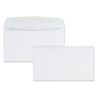 Quality Park™ wholesale. Business Envelope, #6 3-4, Commercial Flap, Gummed Closure, 3.63 X 6.5, White, 500-box. HSD Wholesale: Janitorial Supplies, Breakroom Supplies, Office Supplies.