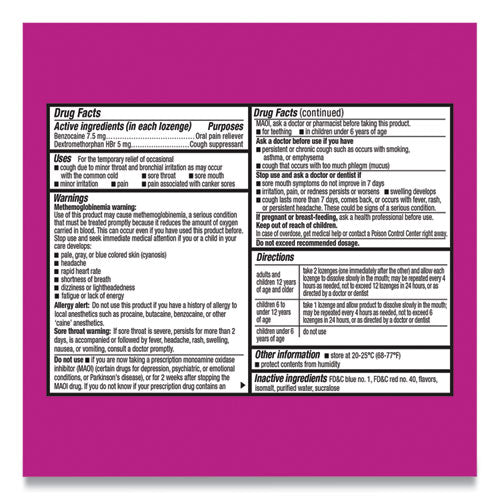 Cepacol® wholesale. Sore Throat And Cough Lozenges, Mixed Berry, 16-pack, 24 Packs-carton. HSD Wholesale: Janitorial Supplies, Breakroom Supplies, Office Supplies.