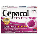 Cepacol® wholesale. Sore Throat And Cough Lozenges, Mixed Berry, 16 Lozenges. HSD Wholesale: Janitorial Supplies, Breakroom Supplies, Office Supplies.
