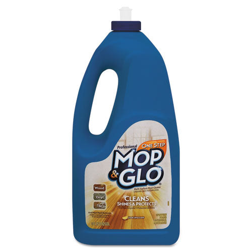 Professional MOP & GLO® wholesale. Triple Action Floor Shine Cleaner, Fresh Citrus Scent, 64 Oz Bottle, 6-carton. HSD Wholesale: Janitorial Supplies, Breakroom Supplies, Office Supplies.