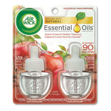 Load image into Gallery viewer, Air Wick® wholesale. Scented Oil Refill, 0.67 Oz, Apple Cinnamon Medley, 2-pack, 6 Packs-carton. HSD Wholesale: Janitorial Supplies, Breakroom Supplies, Office Supplies.