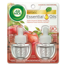 Load image into Gallery viewer, Air Wick® wholesale. Scented Oil Refill, Warming - Apple Cinnamon Medley, 0.67 Oz, Orange, 2-pack. HSD Wholesale: Janitorial Supplies, Breakroom Supplies, Office Supplies.