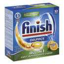 FINISH® wholesale. Dish Detergent Gelpacs, Orange Scent, 32-box. HSD Wholesale: Janitorial Supplies, Breakroom Supplies, Office Supplies.