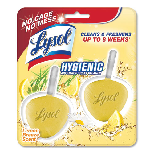 LYSOL® Brand wholesale. Lysol Hygienic Automatic Toilet Bowl Cleaner, Lemon Breeze, 2-pack. HSD Wholesale: Janitorial Supplies, Breakroom Supplies, Office Supplies.