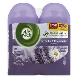 Air Wick® wholesale. Freshmatic Ultra Spray Refill, Lavender-chamomile, Aerosol, 5.89oz, 2-pack, 3 Packs-carton. HSD Wholesale: Janitorial Supplies, Breakroom Supplies, Office Supplies.