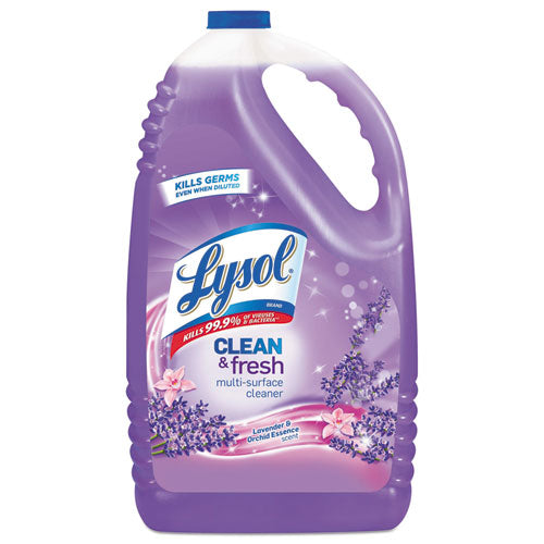 LYSOL® Brand wholesale. Lysol Clean And Fresh Multi-surface Cleaner, Lavender And Orchid Essence, 144 Oz Bottle. HSD Wholesale: Janitorial Supplies, Breakroom Supplies, Office Supplies.
