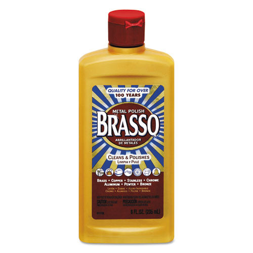 BRASSO® wholesale. Metal Surface Polish, 8 Oz Bottle. HSD Wholesale: Janitorial Supplies, Breakroom Supplies, Office Supplies.