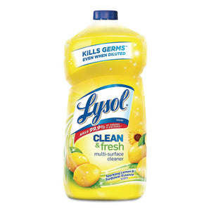 Clean And Fresh Multi-surface Cleaner, Sparkling Lemon And Sunflower Essence, 10.75 Oz Bottle, 20-carton